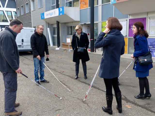 mise en situation de handicap visuel